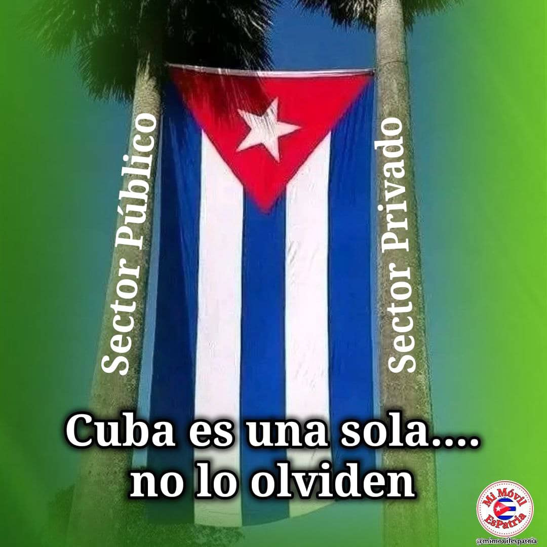 Con las nuevas medidas anunciadas, #EEUUTerrorista busca poner en una situación de ventaja al sector privado que se ha establecido bajo las mismas condiciones de #BloqueoGenocida y gobernabilidad socialista.

No lo olvide #Cuba es una sola.

#BuenosDiasMundo🌻
#MiMóvilEsPatria
