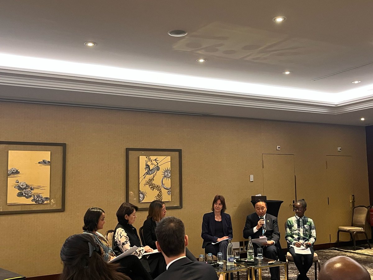 #Climatechange impacts #children hardest👉children have a right to a healthy, safe & sustainable environment @SC_UNGeneva @PeruEnGinebra @GermanyUNGeneva event, panelists discussed the importance of the #WHA77 climate change resolution for the health of children.