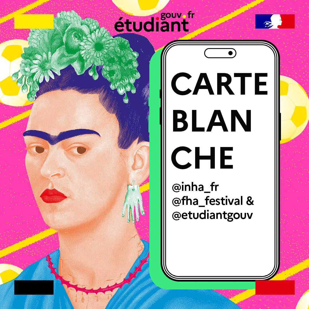 📢 Samedi 1er juin, le compte Instagram @etudiantgouv donne #CarteBlanche à Louise, étudiante @SorbonneParis1 @INHA_Fr, afin de la suivre une journée en immersion au @FHA_Festival qui se déroulera du 31 mai au 2 juin au @CFontainebleau