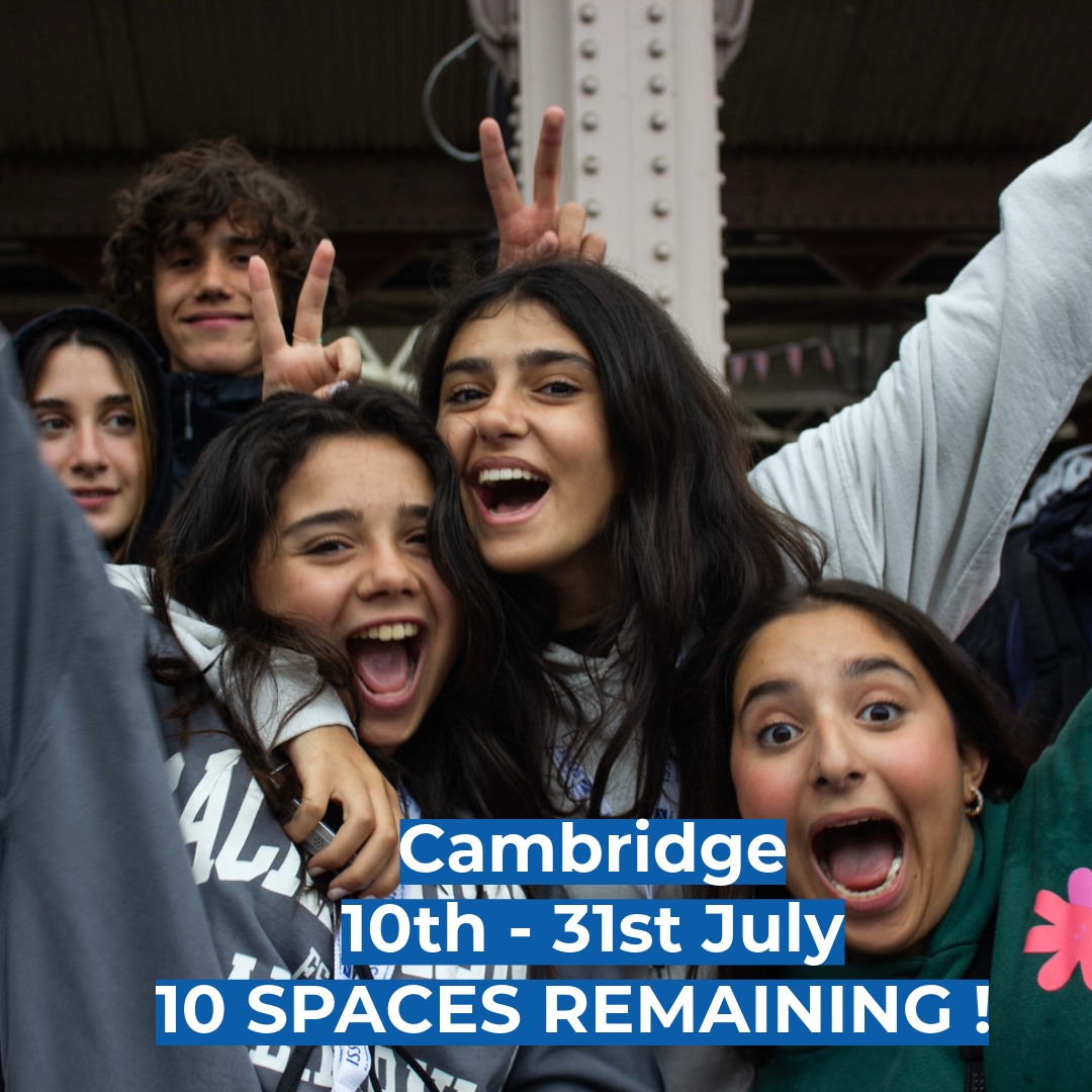 🎉 Only 10 Spots Left in Cambridge! 🎉
If Cambridge is your dream ISSOS location, now's the time to act! Don’t miss out on The Experience of a Lifetime. Join us for an amazing ISSOS summer. 🌞
Apply: issos.com/apply/
#ISSOS #ISSOSsummerschools #cambridge #summerschool