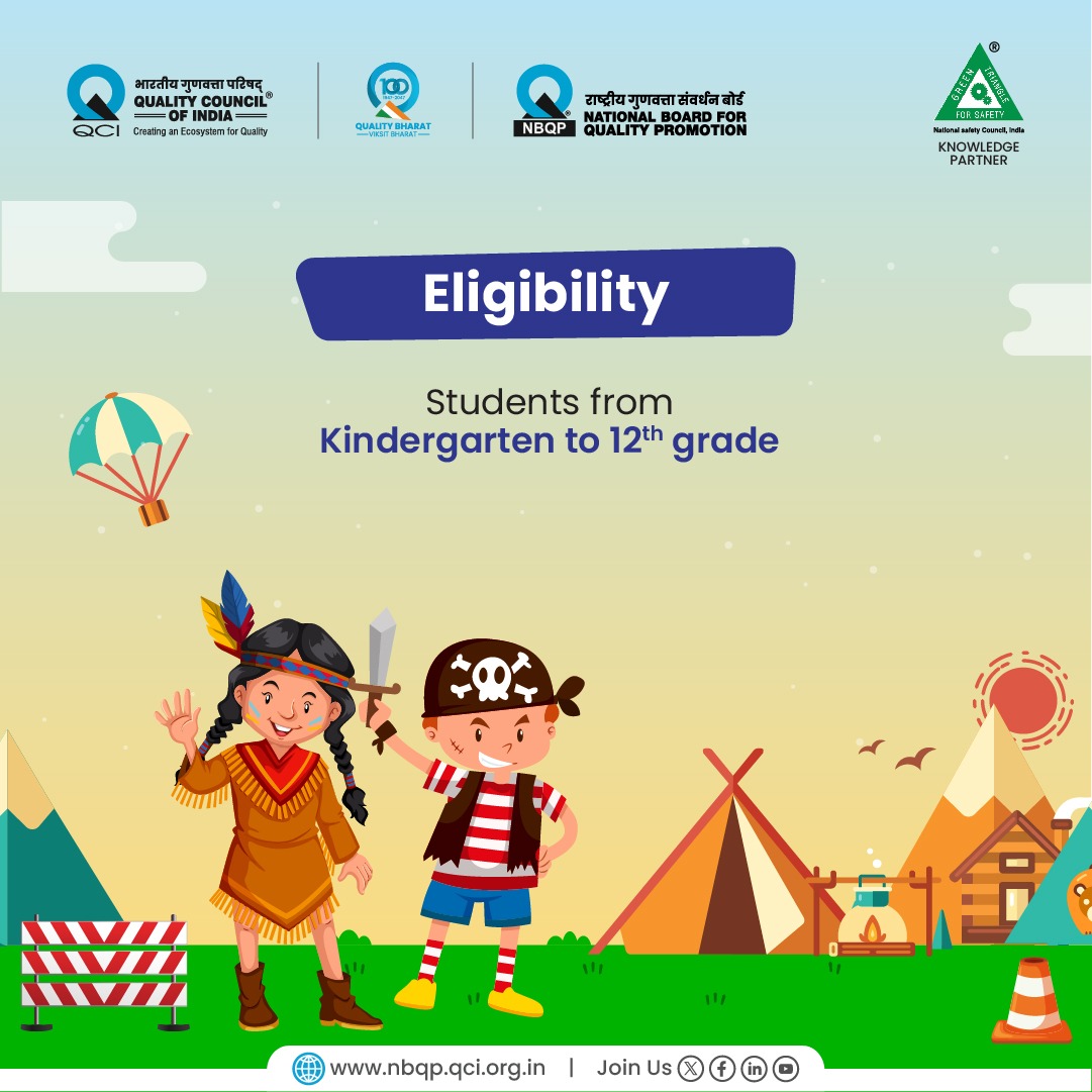 QCI_QBM's tweet photo. Ignite your creativity and light up the world with quality!
Participate in the 2nd edition of Online Quality Summer Funcamp and become a quality champion.
Competitions open for students from Kindergarten to 12th grade.
Theme: "Safety Stars: Shining bright with Quality" https://t.co/aKrVby5oPG