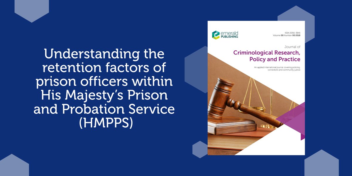 This study by #JCRPP focuses on #prison officer retention in <a href="/hmpps/">HMPPS</a>. Content covers #career development, #training, #recruitment reform and more. Read the article for free, here: bit.ly/3wOkxkv  <a href="/LauraJPolley/">Laura Polley</a>