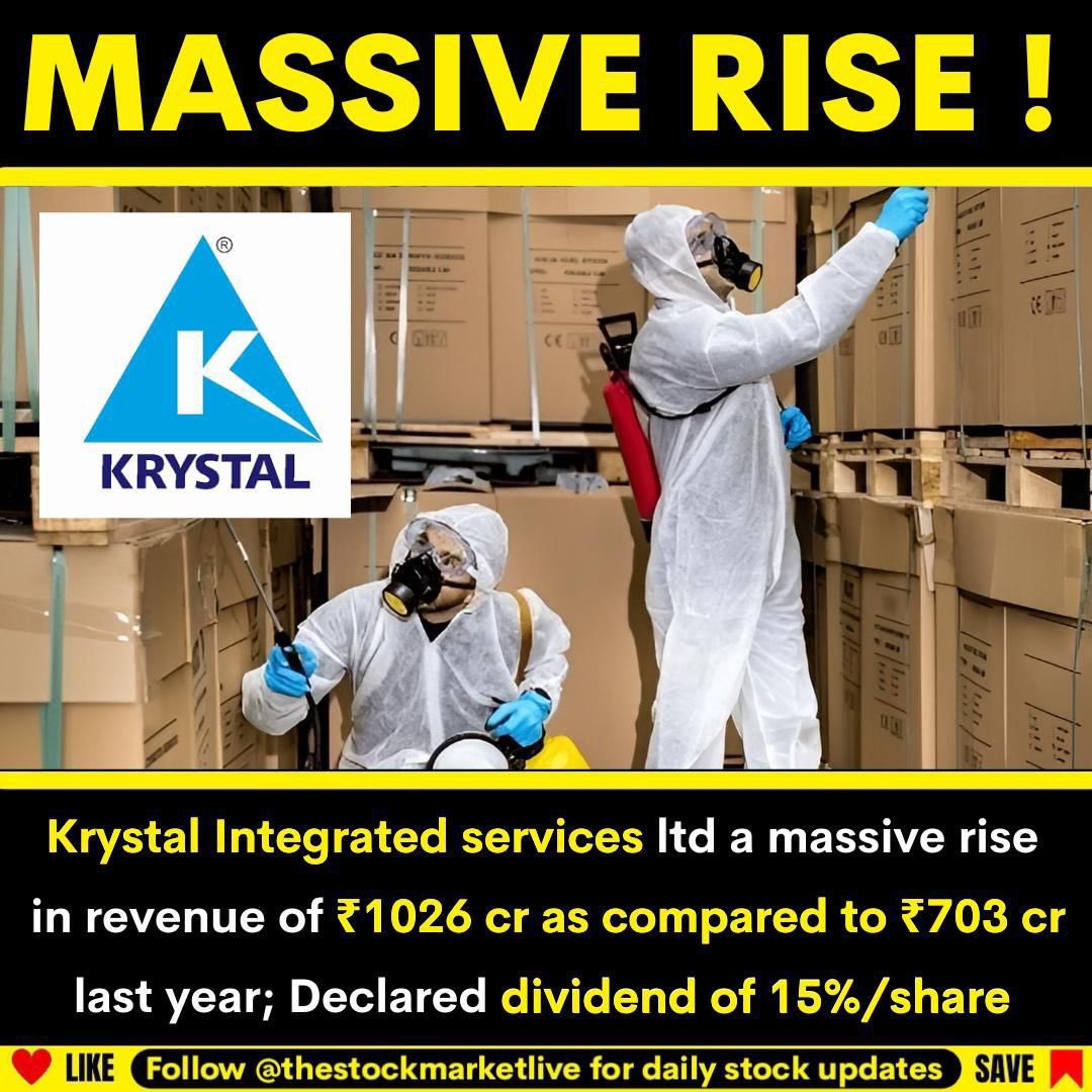 AMAZING GAINS WITH #KRYSTALfy24Stock Income increase, earnings hike, and E.P.S growth. Invest wisely!