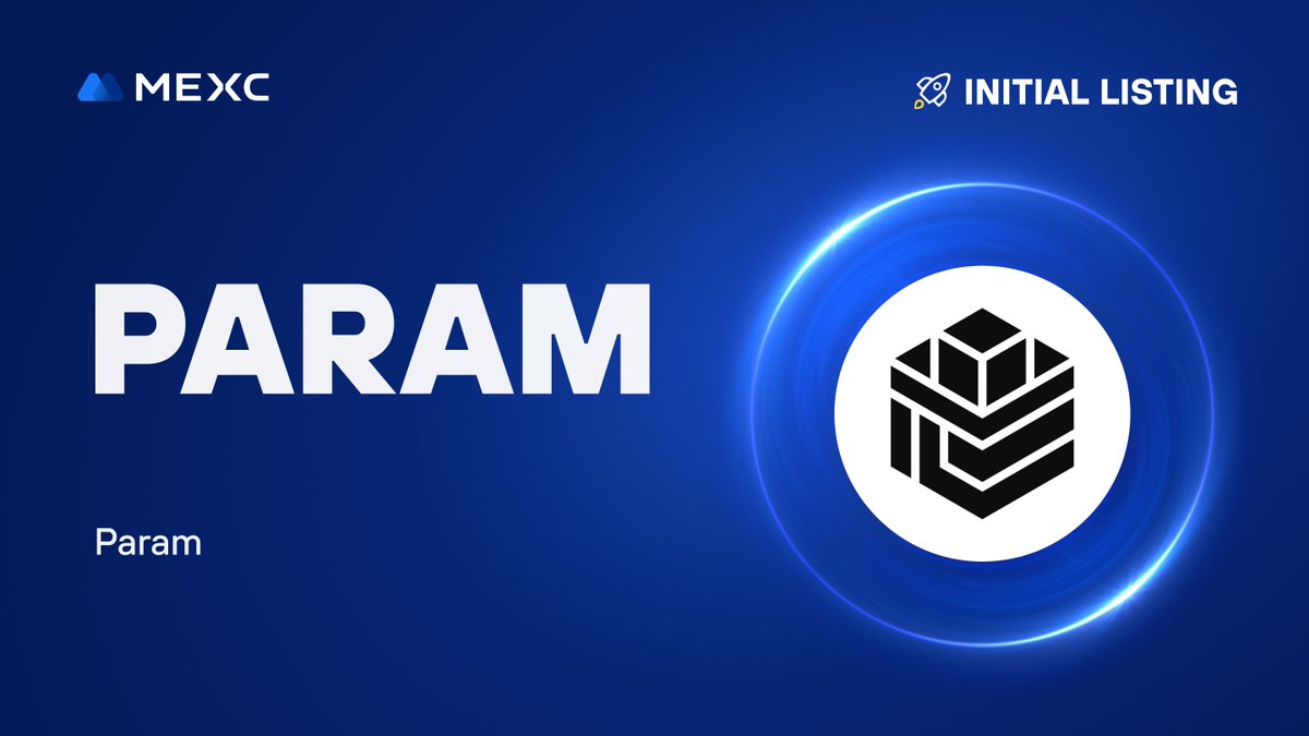 We're thrilled to announce that the @ParamLaboratory Kickstarter has concluded and $PARAM will be listed on #MEXC! 🔹Deposit: Opened 🔹PARAM/USDT Trading: 2024-05-29 08:00 (UTC) Details: mexc.com/support/articl…