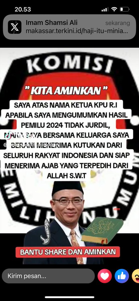 Boediantar4's tweet photo. Mari kita aamiinkan 🤲 https://t.co/1rL1pkZnWA