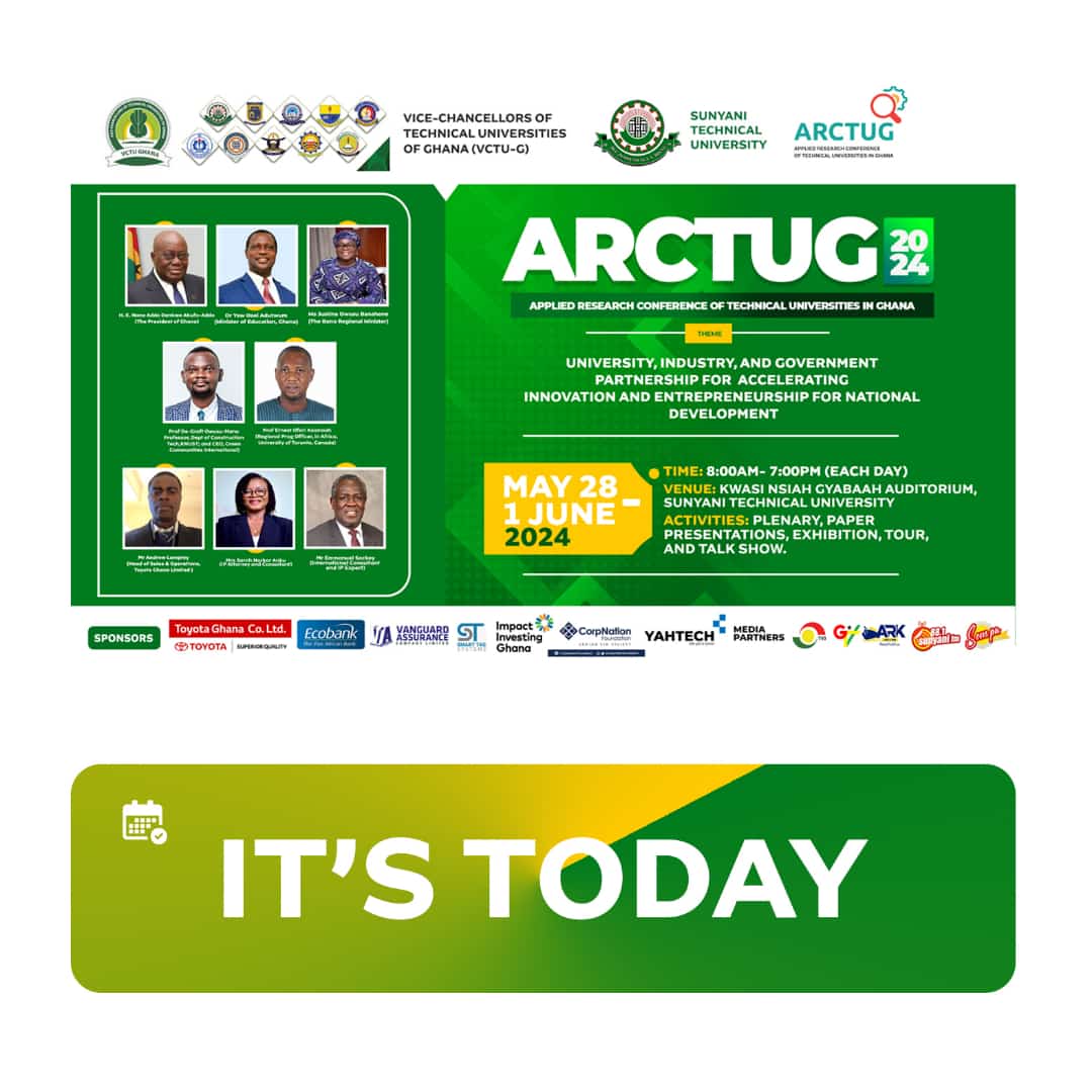 Today I will be  presenting on "A Secured USSD-GPS Based System for LPG Distribution in Ghana's Digitalisation Era"at Applied Research Conference of Technical Universities in Ghana (ARCTUG). Let's make a case for a safer and secured LPG distribution in Ghana. #ARCTUG #TaTU