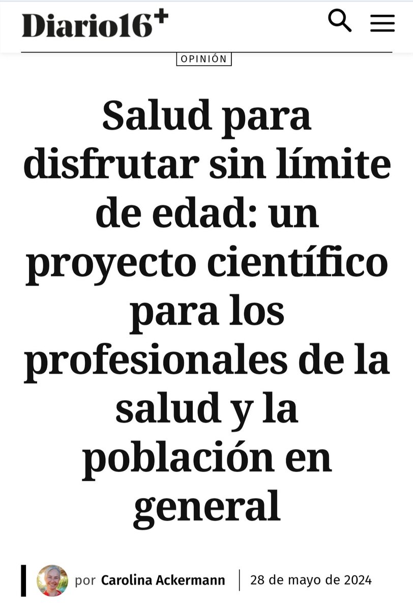 🔴 Un artículo de nuestra compañera Carolina Ackermann Barreiro en el Día de Acción por la Salud de las Mujeres

diario16plus.com/salud-para-dis…

#saludparadisfrutar #redcaps #CAPS #saludymujer #menopausia