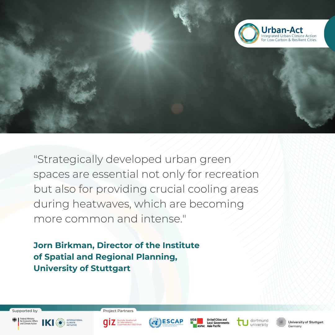 To welcome the next #UrbanAct Climate Conscious Cities webinar later this afternoon, let’s revisit key outtakes of last month’s edition on climate-sensitive urban planning to build resilient cities. See how cities can invest in a sustainable future for all! #4BetterLocal