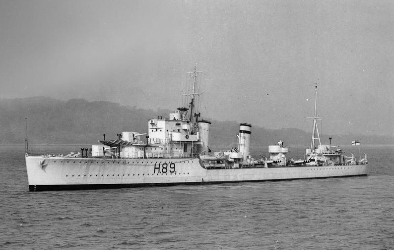 #onthisday 29 May 1940 - HMS Grafton (H89) was Torpedoed by U-62, then scuttled by HMS Ivanhoe. During the Siege of Calais, Grafton escorted the light cruisers Arethusa & Galatea as they provided naval gunfire support for the 30th Motor Brigade on 26 May. The following day she