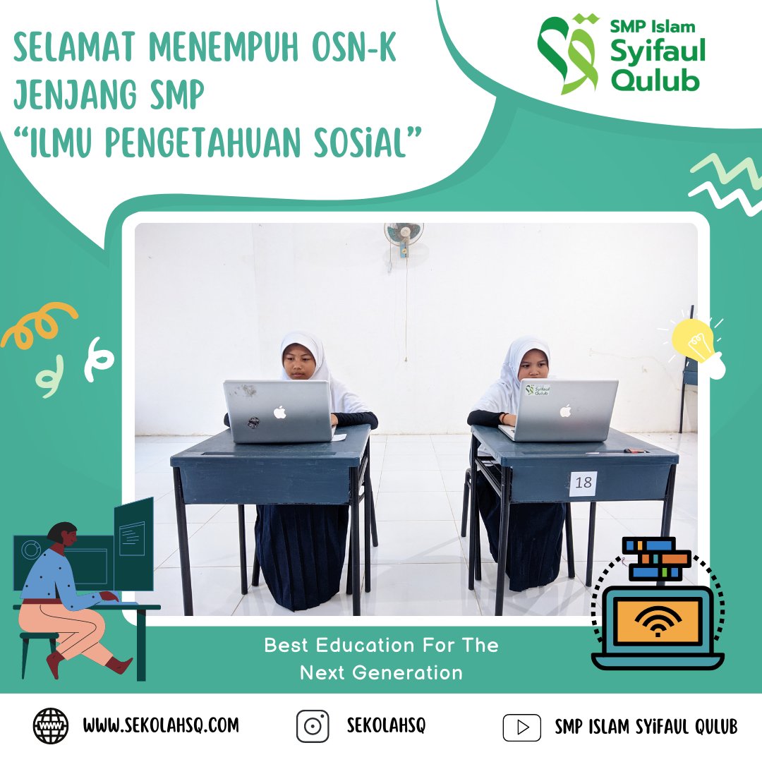 Selamat dan semoga suskes untuk siswa <a href="/sekolahsq/">SMP Islam Syifaul Qulub</a> di ajang OSN-K jenjang SMP