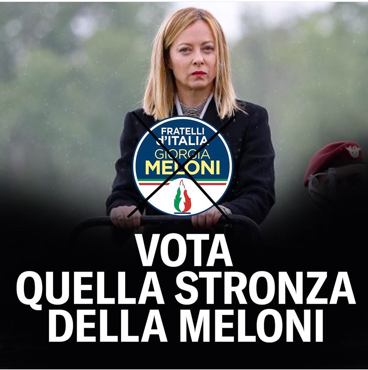 Un pdc privo di senso istituzionale, che ha fatto dell’ignoranza un vanto. Una campagna elettorale imbarazzante, mente sulla sanità che è allo sbando, sugli stipendi da fame, sui lavori precari che aumentano, sulla produzione industriale che cala. Vergognoso #Meloni_è_poca_cosa