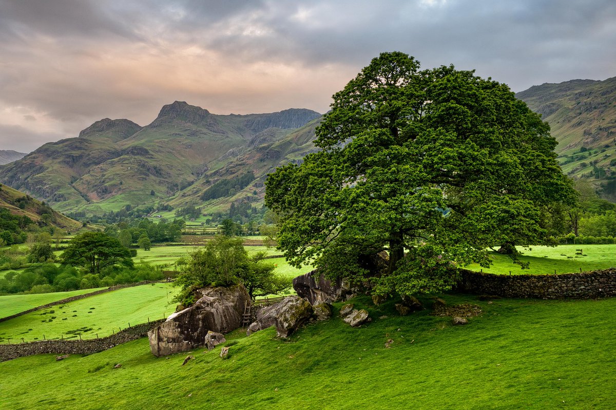 Morning everyone hope you are well. The Langdale Boulders in the beautiful Langdale Valley. They are actually a 'scheduled monument' as they have prehistoric rock art on them (2000 BC). Have a great day #LakeDistrict @keswickbootco