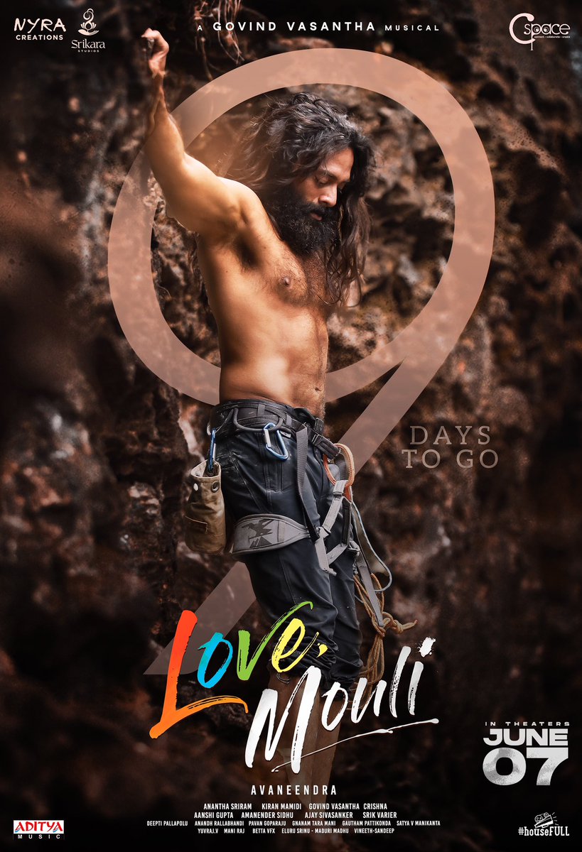 Get ready to dive into the magnificent world of #LoveMouli filled with Raw Emotions in just 9 days! ❤️‍🔥

Madness begins from June 7th, in your nearest theatres! ❤️

#LoveMouliOnJune7th