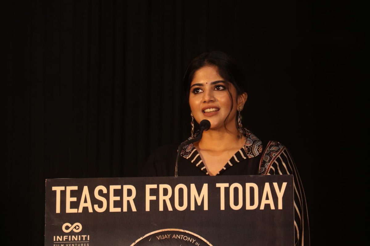 .@akash_megha says that by talking about #MazhaiPidikkathaManithan, I can only remember the shooting days. There was a lot of positivity on the set, part in thanks to the ADs as well. I had learnt a lot from @vijayantony sir on set. It has been a great experience to work with