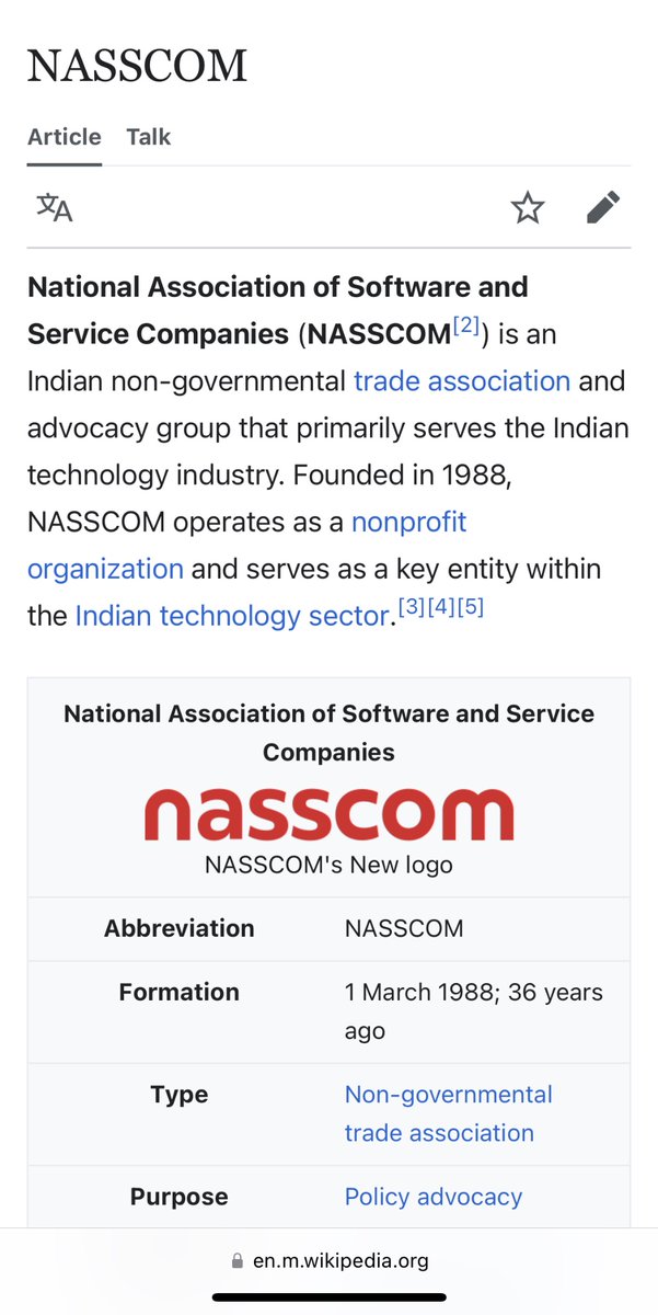 Interesting to see that $WTK Wadzpay appeared at the Nokia event but also Nasscom mentor was there on the same stage.

Few days later we see $ALGO Algorand setting up developer program with Nasscom. 

We know Algorand and Wadzpay have a special relationship, most importantly the