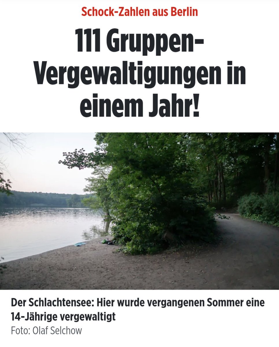 Die JÜNGSTE unter den 111 Gruppenvergewaltigungen 2023 - allein in Berlin - war unter 6 (!!) Jahre; der jüngste Täter unter 12. #Faeser, Scholz + all die Guten™: WO ist Eure Empörung, wo die Sondersendungen, Konzerte, Demos? Schweigen wie stets, weil die „falschen' Opfer?