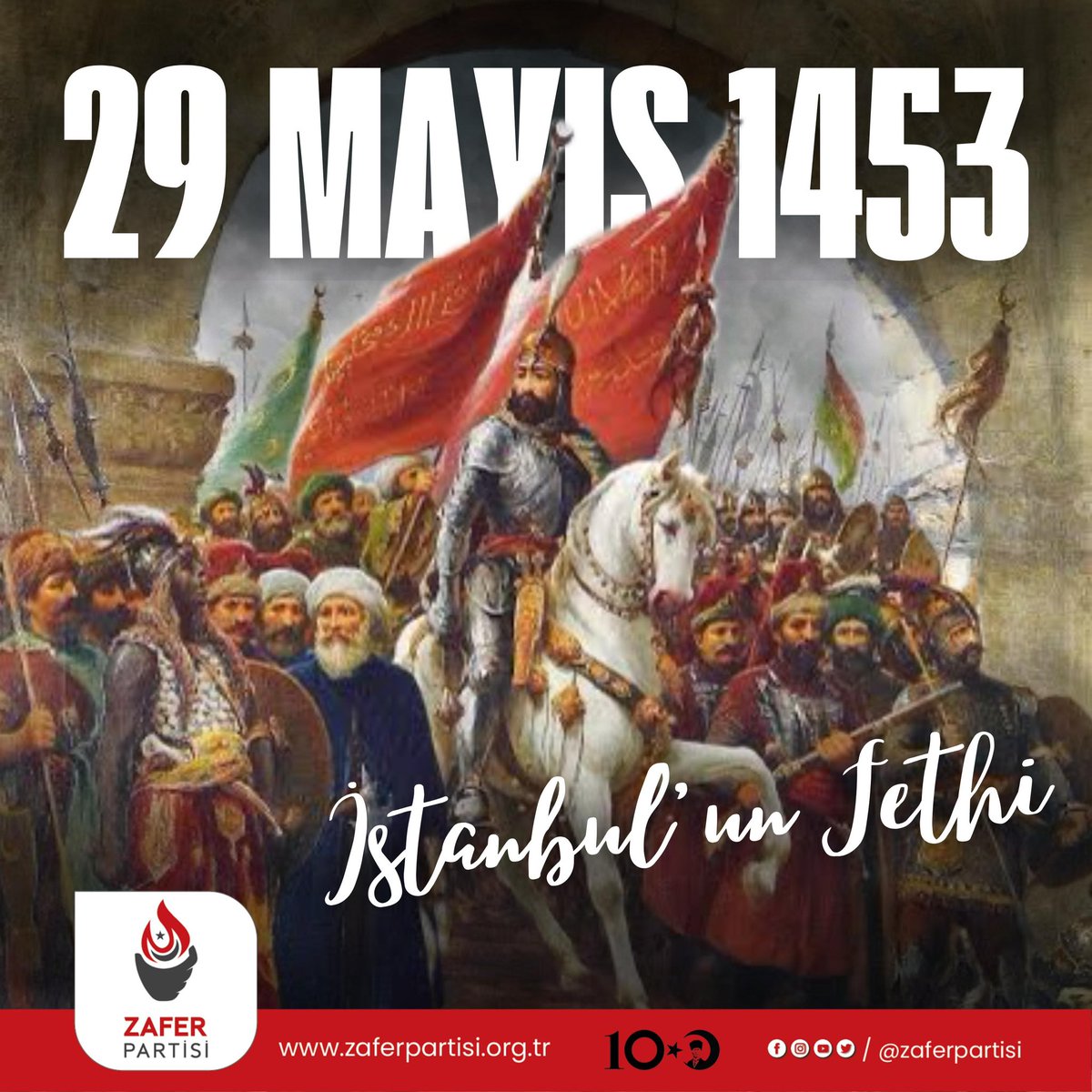 İstanbul’un Fethinin 571. yıl dönümü kutlu olsun!