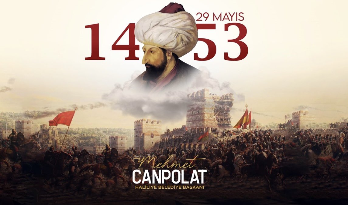 Tarihinin akışını değiştiren, çağ kapatıp çağ açan, İstanbul’un Fethi’nin 571. yıl dönümünü kutluyor, Fatih Sultan Mehmet Han ve şanlı ordusu ile birlikte tüm şehitlerimizi rahmet ve minnetle anıyorum. #İstanbulunFethi