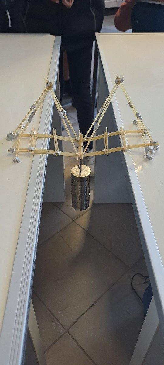 JP_Bruwer's tweet image. Being done with the units for the year means fun time with Design Challenges!! Spaghetti bridges #learningatwis @WISNamibia