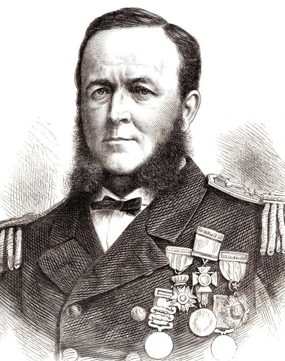 #OnThisDay 1855 Lt Hugh Burgoyne, Royal Navy, from Dublin received the Victoria Cross during the Crimean War for landing in the face of superior enemy numbers, out of range of his ship’s guns & destroyed Russian food & ammo stores before returning to his ship. #Ireland #History