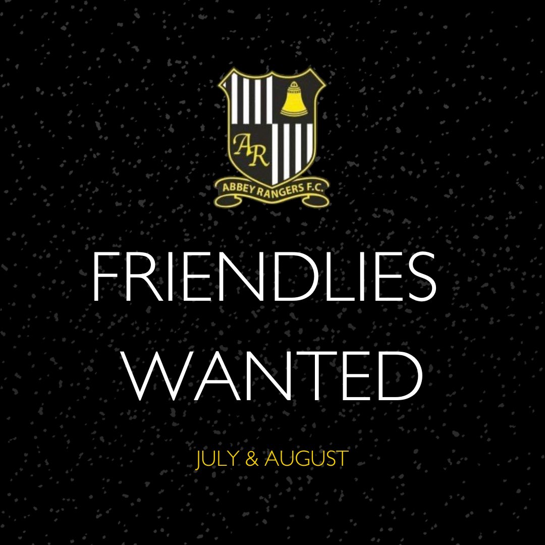 We are looking for friendlies in July/August 

Please DM for dates

⚫️⚪️