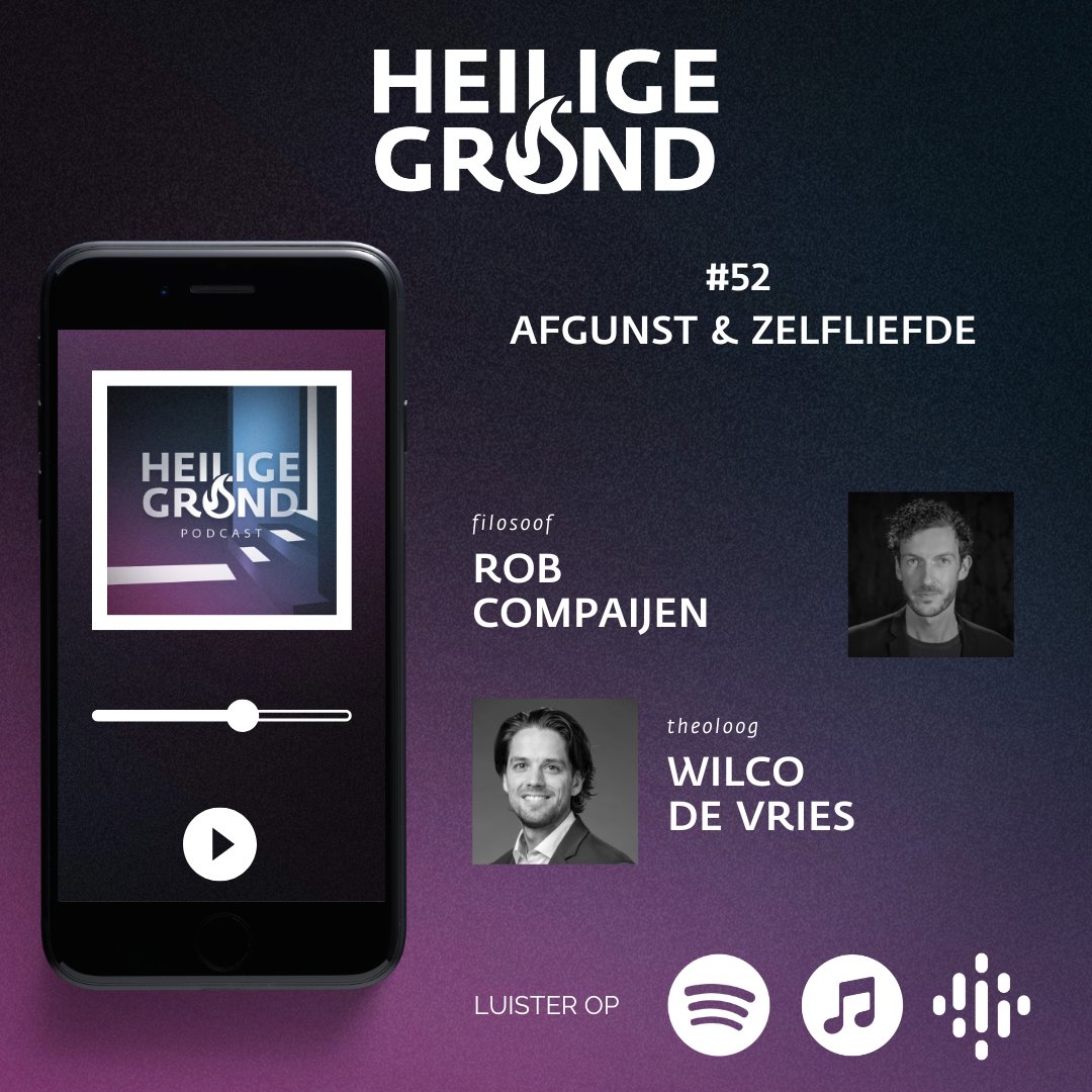 Wat is afgunst voor emotie? En wat heeft het met zelfliefde te maken? In deze nieuwe aflevering een gesprek daarover met filosoof Rob Compaijen en theoloog Wilco de Vries.

Luister in je podcastapp of via bit.ly/44XAHVm