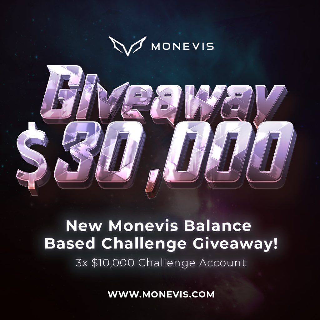 -🚨GiveawayAlert! 🚨

3x $10,000 challenge account by @monevis

Follow 
- @Monevis  
-@MonevisMilos 
 -@Hishufx 
-@1MrGold1
-@OkShazir

like + retweet 

Join> discord.com/invite/sedWqnK…

Tag 3 Traders

Ended  in 3days