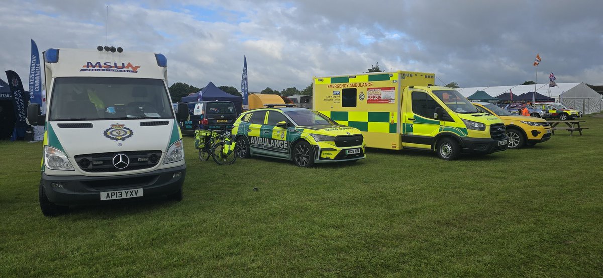 EEAST_OpSupport (@eeast_opsupport) on Twitter photo If you are at the Suffolk show today pop and see us in the emergency service area along with <a href="/sarsHQ/">SARS - Suffolk’s Emergency Medical Charity</a> <a href="/EastAngliAirAmb/">East Anglian Air Ambulance</a>.Offering CPR sessions, Blood pressure checks and career options <a href="/EastEnglandAmb/">EEAST Ambulance Service</a> @HeyTomAbell <a href="/KateVaughton1/">@KateVaughton</a> If you are at the Suffolk show today pop and see us in the emergency service area along with <a href="/sarsHQ/">SARS - Suffolk’s Emergency Medical Charity</a> <a href="/EastAngliAirAmb/">East Anglian Air Ambulance</a>.Offering CPR sessions, Blood pressure checks and career options <a href="/EastEnglandAmb/">EEAST Ambulance Service</a> @HeyTomAbell <a href="/KateVaughton1/">@KateVaughton</a>