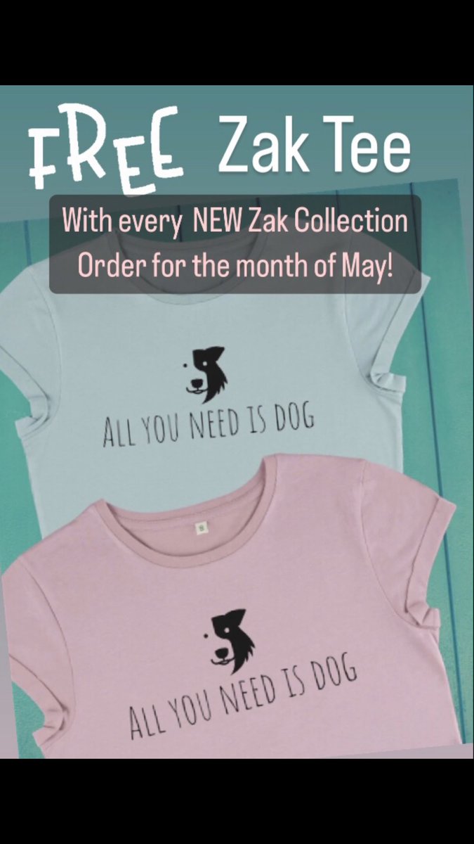 For every ‘Live Love Rescue’ sale we will donate £5 to the wonderful #TheSheepdogCollieRescueandRehabilitationCentre.

Diane has been rescuing and training Border Collies for the past 30 years.

So get ordering, remember you receive a FREE Zak Tee too!

cherrydidi.com/collections/za…