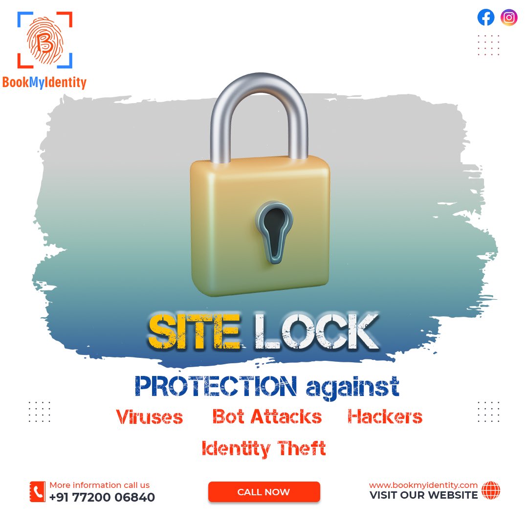 Protect your website from fraudulent activities and cyber-attacks with Site Lock from BMI and get SSL certificates to be recognized as a safe option to surf for your visitors.
Visit bookmyidentity.com to learn more about our high-end services. 
 #domains #hosting #security