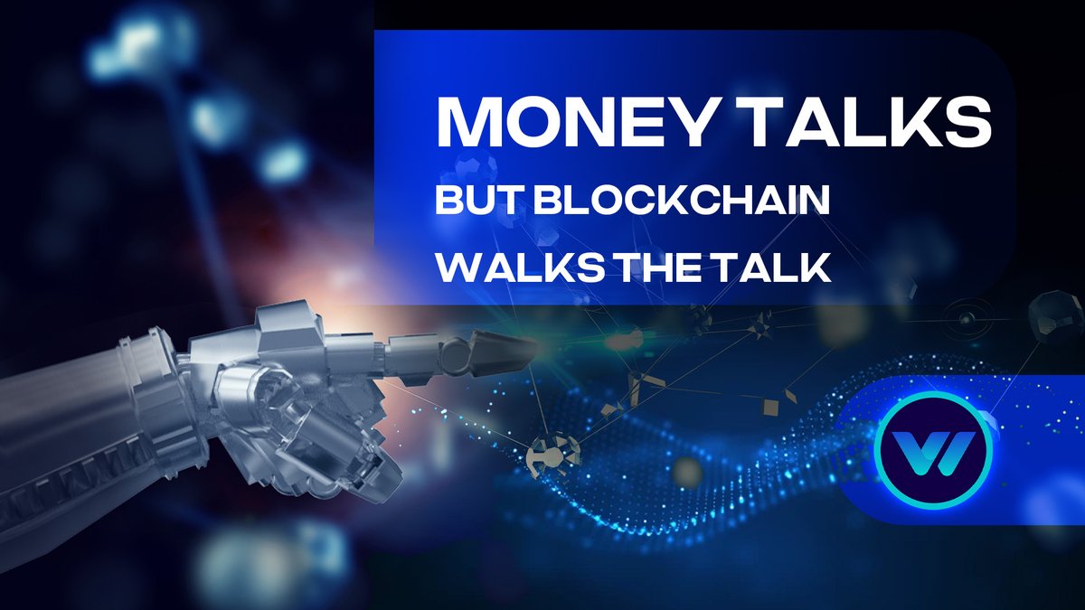Money talks, but blockchain walks the talk. Let's invest in a future where every transaction speaks volumes about trust, integrity, and empowerment! 💬
🔗 #BlockchainTalks #TrustInTransaction #WDC  #WORLD