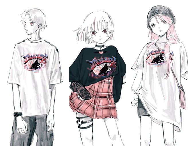 「plaid skirt」 illustration images(Latest)