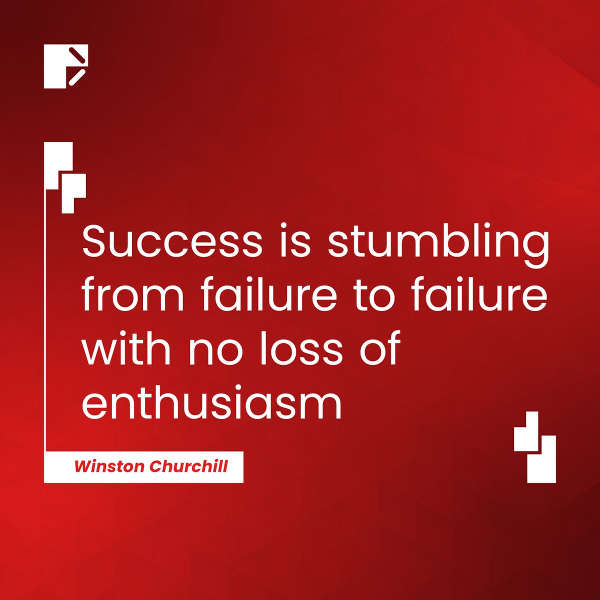 Keep your enthusiasm alive, even in the face of failures. Success is a journey of resilience! Trade confidently with Doo Prime💪

#Success #QOTD #QuotesOfTheDay #WinstonChurchill #DooPrime