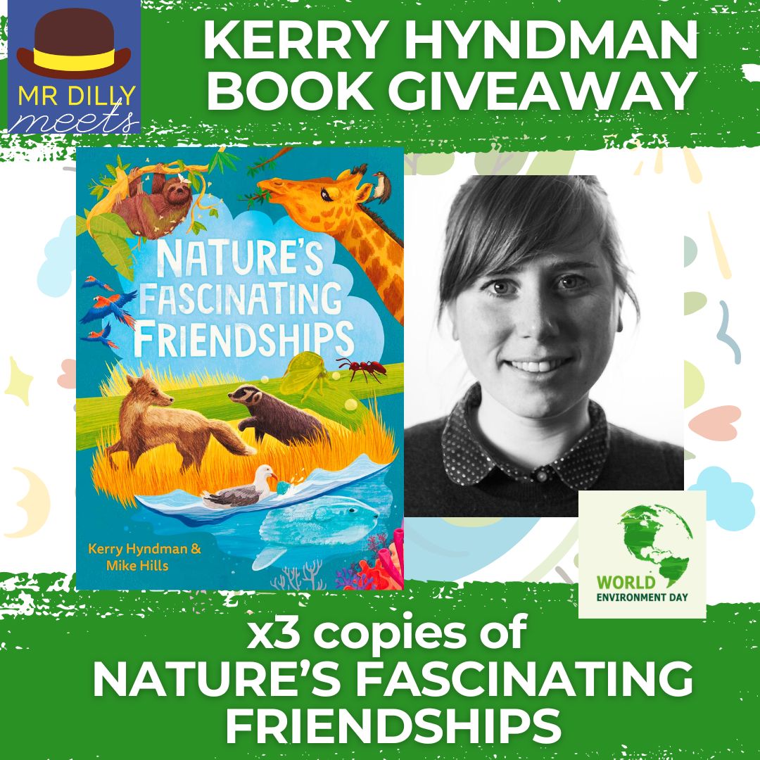 #GIVEAWAY! WIN x3 copies of NATURE'S FASCINATING FRIENDSHIPS by @kerryhyndman Enter RP, Like, Follow. Ends 5/6 UK only Join Kerry & more for free online  #WorldEnvironmentDay event 5th June 11am: tinyurl.com/6fj6eyc4 Perfect for #schools #WED2024 #GenerationRestoration