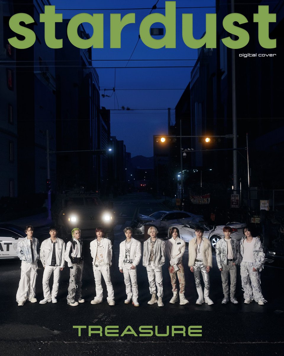 The influential K-pop group TREASURE (@ygtreasuremaker) is delving into their new music, creative intentions, and relationship with TREASURE MAKER in our new digital cover story. 🔗 : thestardustmag.com/covers/treasure