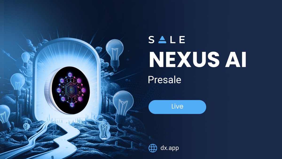 The NEW PRESALE is LIVE with @0xNexusAI on #Base powered by #DxSale, The home for #DeFiGems. Nexus AI aims to be a transformative Blockchain as a Service (BaaS) solution, rethinking supply chain and inventory management. Check it out! 👀 dx.app/dxsale/view?ad… Note : This is