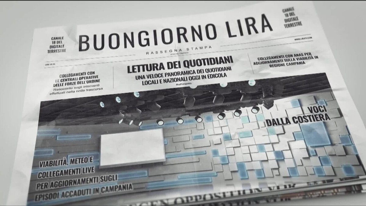 Buongiorno Lira, la quotidiana rassegna stampa mattutina di Liratv  #Liratv #EseiProtagonista instagr.am/p/C7ivVACtOoQ/