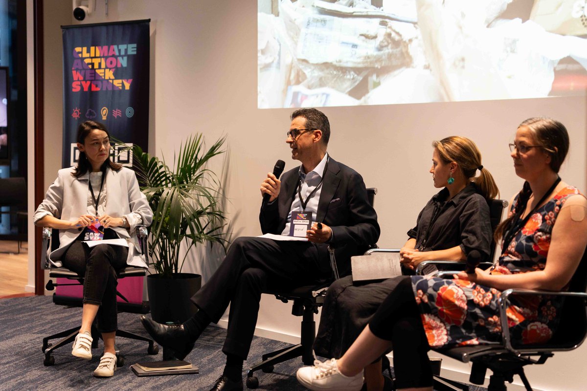 How can industry apply circular economy principles in product design and operation? Jennifer Macklin from BehaviourWorks Australia responded to this during Sydney #ClimateActionWeek. #BehaviouralScience