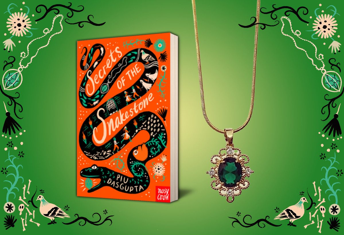 Pssst… May is the ✨MONTH OF THE EMERALD✨so an aussspicious time to enter this #giveaway! Win one of 5 SIGNED copies of Secrets of the Snakestone & a Vintage Style Emerald Green Jewel Necklace🐍💎✨✨ Only 5 days left to enter! 👉🏽ow.ly/198q50RIkks 🐍💎✨✨
