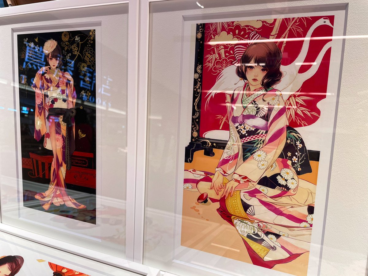 マツオヒロミさんの複製原画、ぜひ間近でご覧下さい！😊