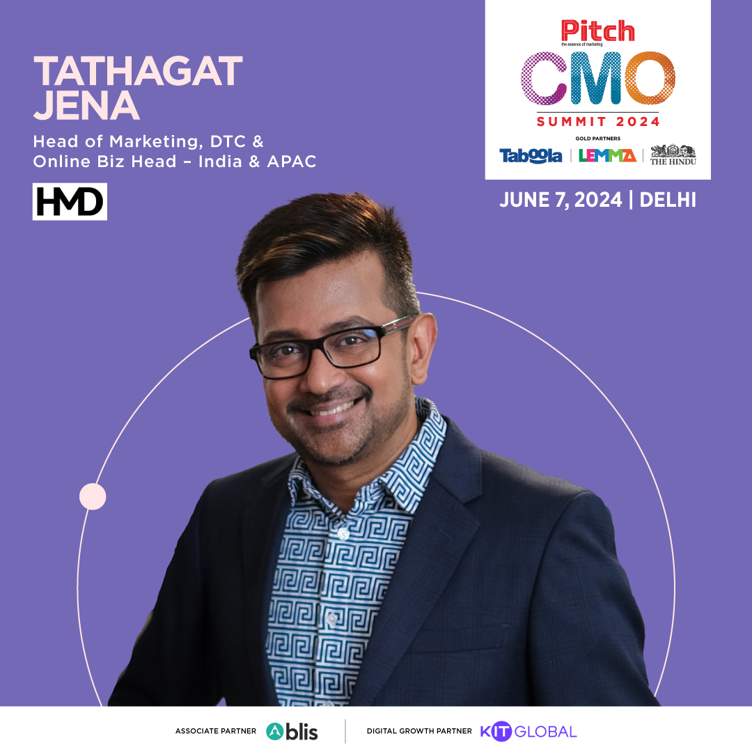 📱 Pioneering the Future of Marketing Innovation!

Join Tathagat Jena from @HMDdevicesIN at the #PitchCMO Summit - Delhi 2024 as he unveils groundbreaking strategies to elevate your brand. 

Register: bit.ly/4b7kVJo

#MarketingInnovation #PitchCMOSummit #Delhi