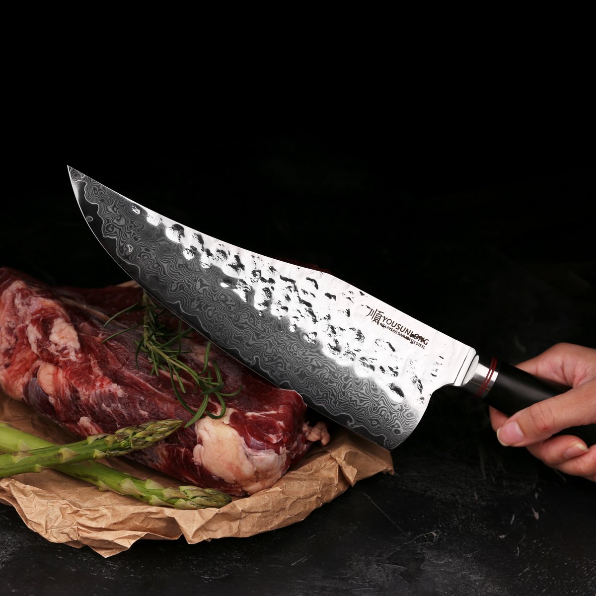 yousunlong's tweet photo. This 9-inch Japanese hammered Damascus steel knife features a razor-sharp edge, perfect for all your butchering and breaking needs.
๐ https://t.co/gcuP2iIPeR
#yousunlong #kitchen #meatcleaver #cooking #damascussteel #kitchentools #kitchenknife #butcherknife #sharpknives #cook https://t.co/VZCEfyVi3h