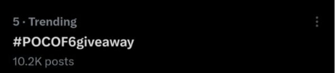 And we are trending in India 😍
Awesome stuff #stufflistingsarmy ❤️
Entries open till Saturday. Keep participating.
#POCOF65G #GodModeOn #POCOF6giveaway