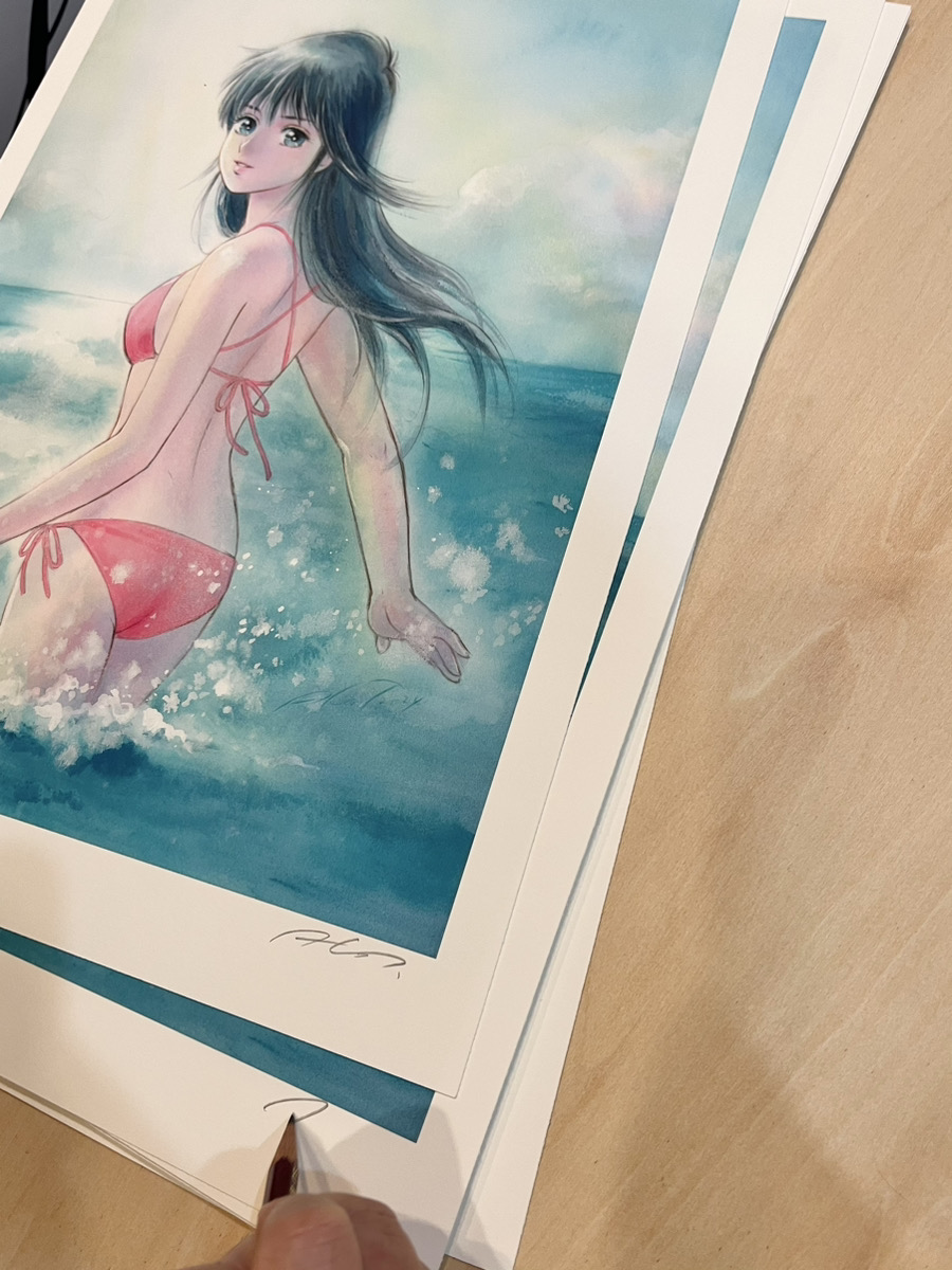 先日 #高田明美 先生に88グラフのサイン入れをお願いしてきました✍✨1