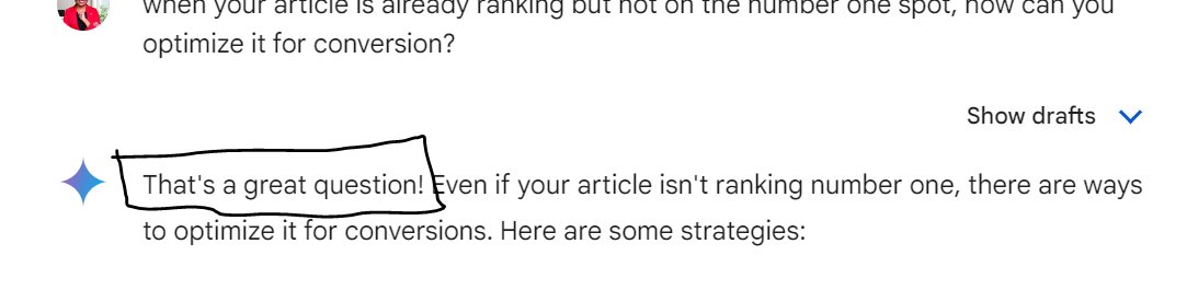 AI is trying hard to sound eerily human!