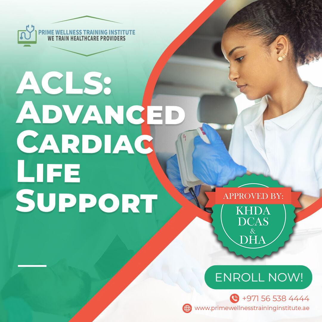 PrimeWellnessTI's tweet image. Become a skilled responder in vast range of emergencies with our ACLS course at Prime Wellness Training Institute. This May, join us to learn advanced interventions, including defibrillation, medication administration, and teamwork strategies. 

 #ACLS #AdvancedLifeSupport #PWTI