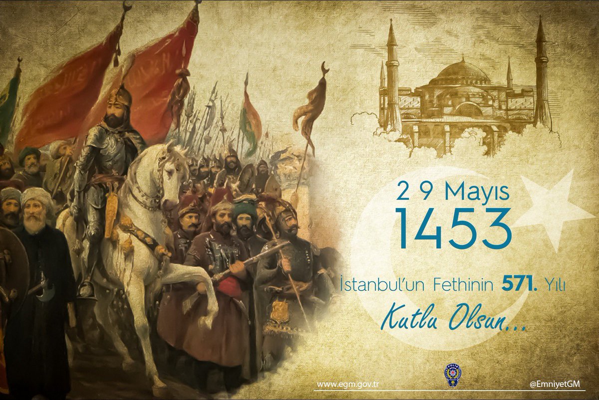 'Onu Fetheden Komutan Ne Güzel Komutan, O Ordu Ne Güzel Ordudur' Medeniyetimizin kalbi, dünyanın incisi #İstanbul'un fethinin 571'inci yıl dönümü kutlu olsun. 🇹🇷🇹🇷🇹🇷 #FatihSultanMehmet
