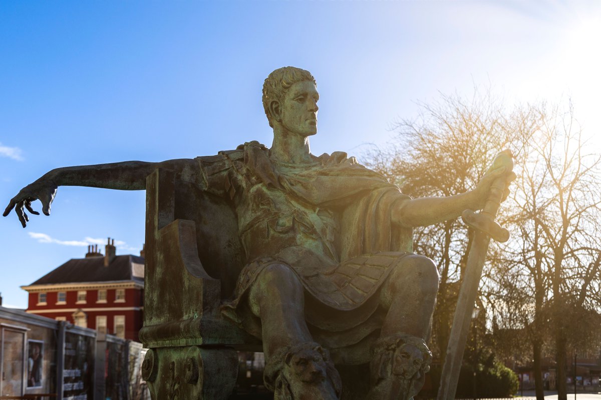 #DidYouKnow that the emperor Constantine was proclaimed ruler of the entire Roman Empire whilst here in York? Learn about the city’s past and uncover over 2000 years of history at our Undercroft museum. Entry included with price of admission. Details at: yorkminster.org/undercroft