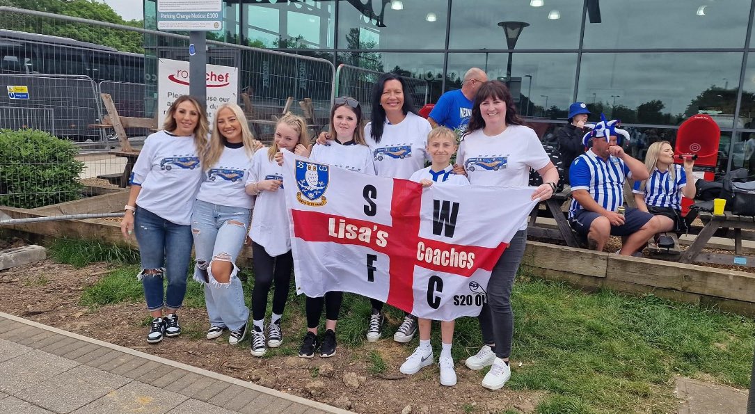 Ohhhh what a day 💙 🤍 💙🤍 #1yearago #wembleybound #sheffieldwednesday #swfc #memories