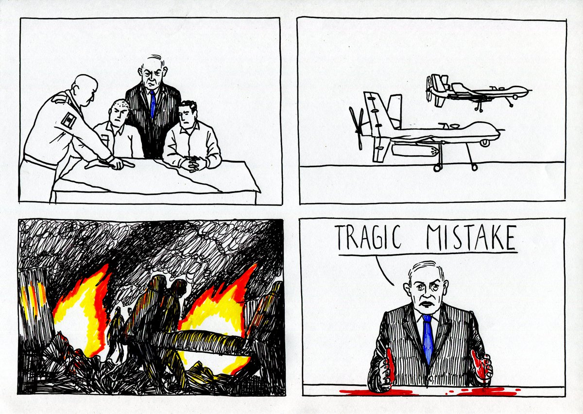 SmutneHistorie's tweet photo. tragic "mistake". #satire #bibi #alleyesonrafah #stopgenocide #stoparmingisraelnow #notamistake #netanyahuwarcriminal
więcej na insta: @sadhungoverstoriesonpaper https://t.co/1rWnh8yvUX
